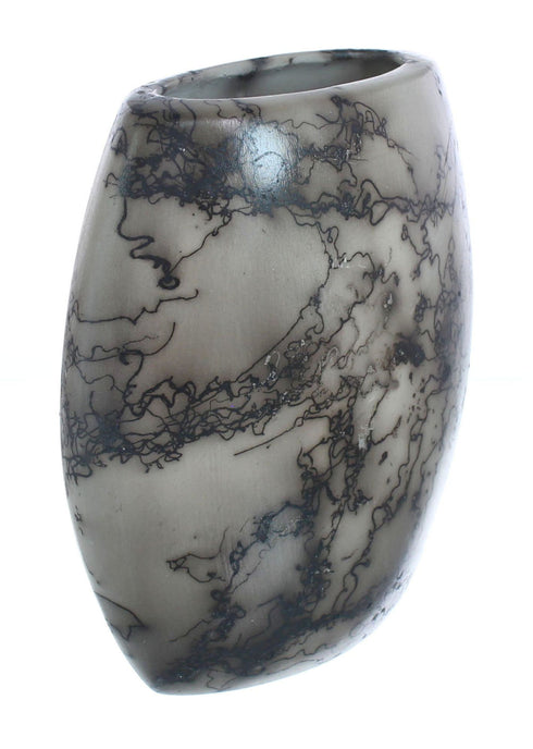 Hand Crafted Horse Hair Native American Lizard Pottery JX125601